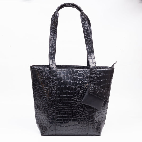Croc Tote - Black