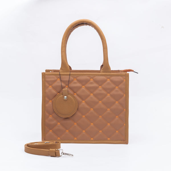 The Quilted Bag - Camel